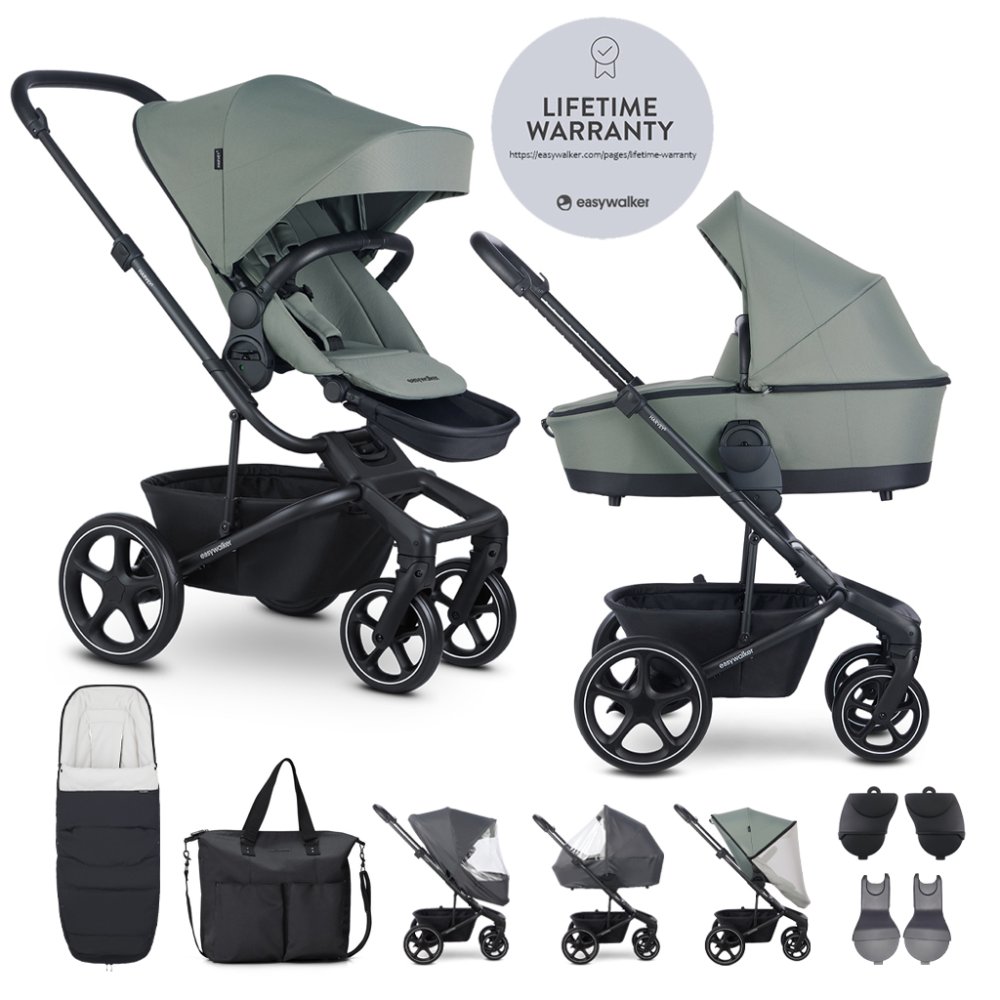 Poussette combinée EASYWALKER Harvey⁵ Agave Green XXL RWS