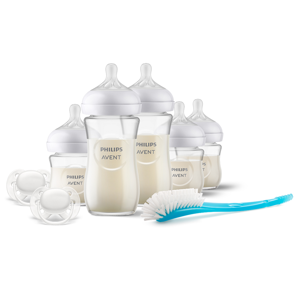 Philips AVENT Set regalo per neonato Natural Response in vetro
