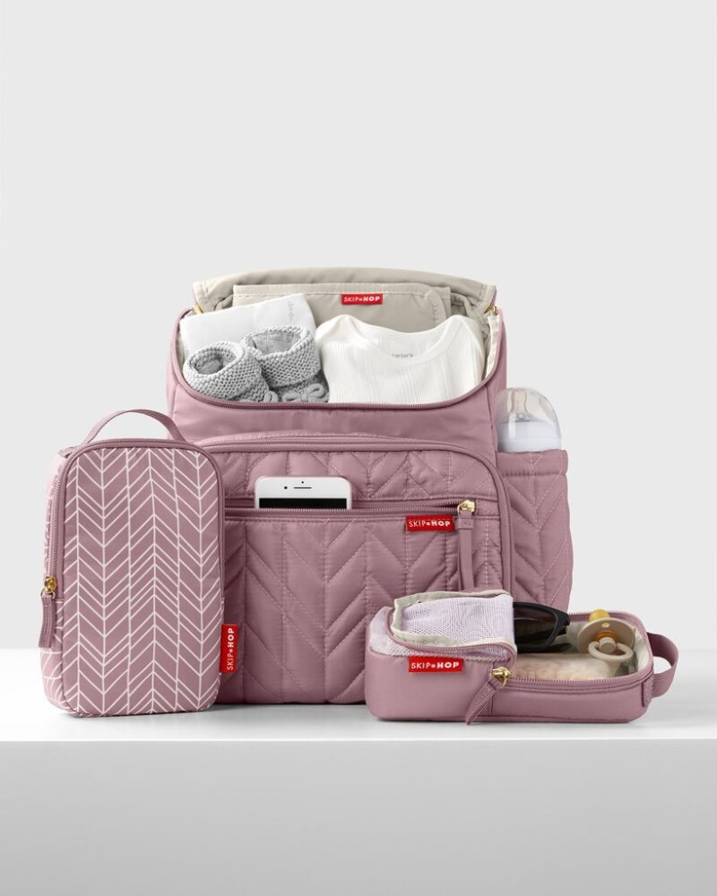SKIP HOP Borsa fasciatoio/zaino Forma Muave Mist - immagine 3