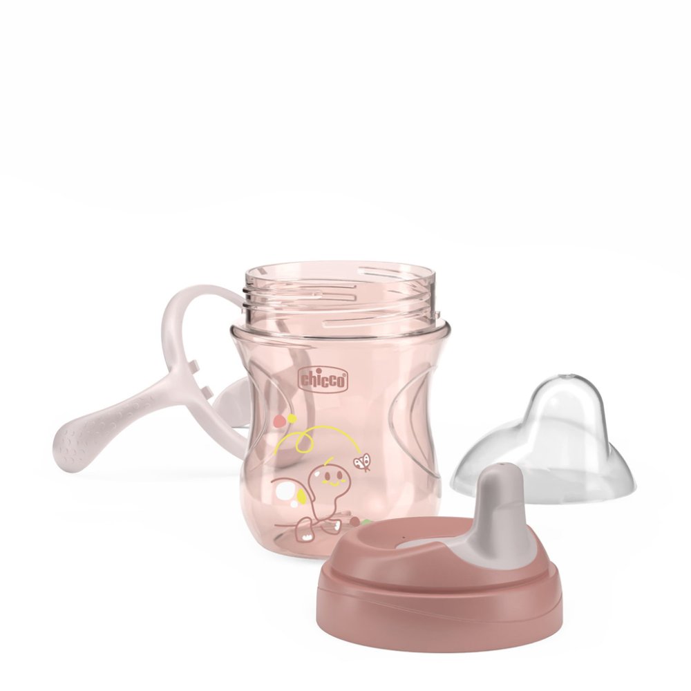 CHICCO Training Tasse mit Griffen pink, 6m+ – Bild 5