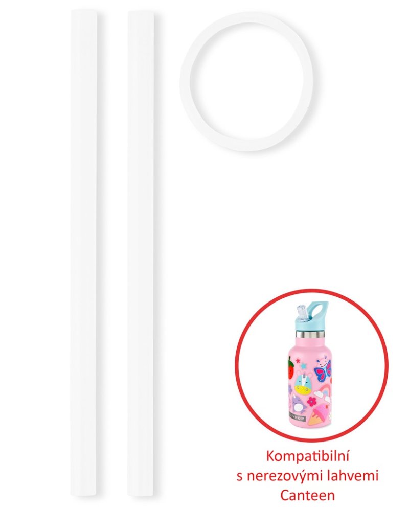SKIP HOP Pailles de remplacement pour bouteille en acier inoxydable 2 pièces