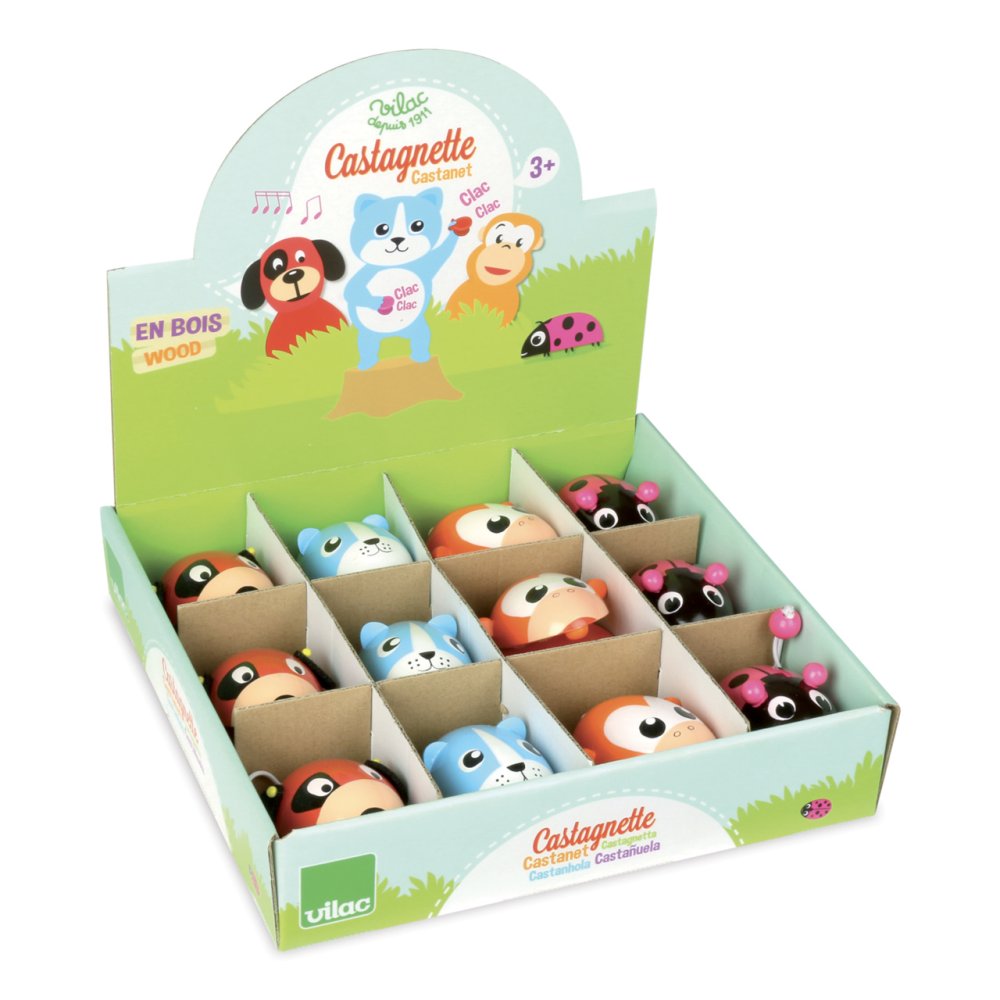 Vilac Kastaniety zwierzątka 1 szt. - obrazek 5