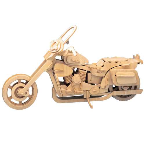 Woodcraft Puzzle 3D en bois Moto Harley Davidson II