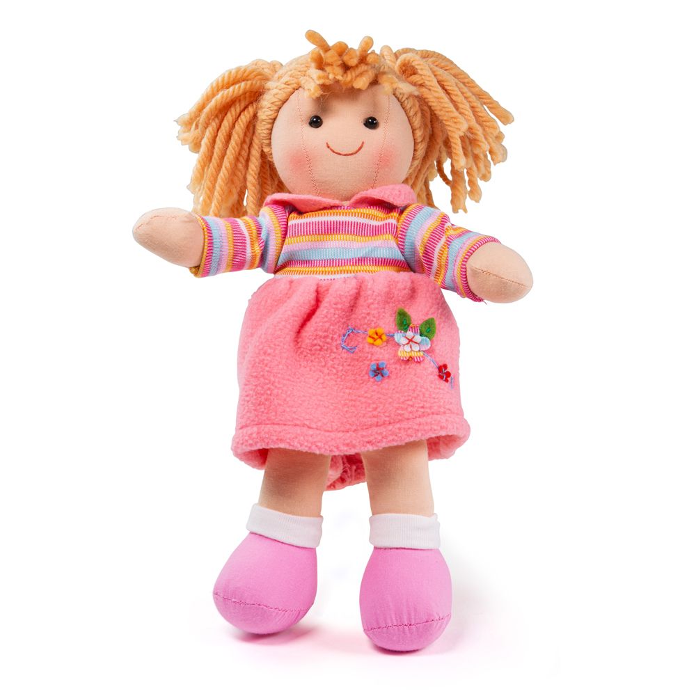 Bigjigs Toys Lalka szmaciana Jenny 28 cm