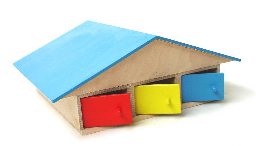 Drewniany garaż na 6 samochodów