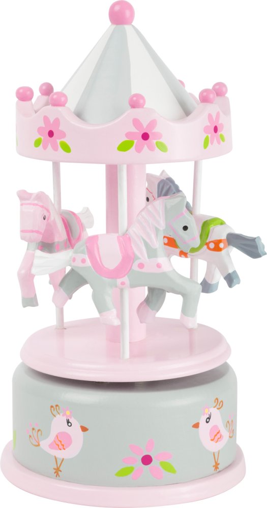 small foot Boîte à musique manège rose – Image 4