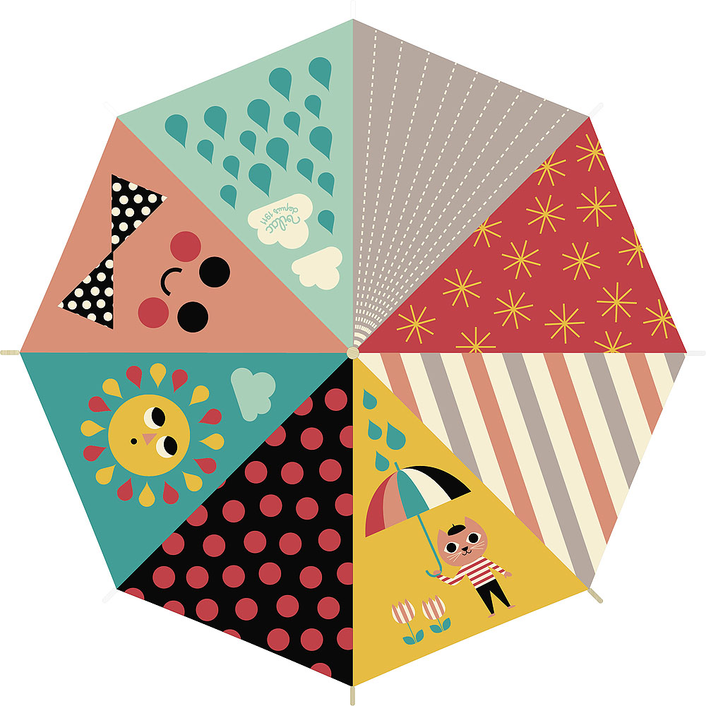 Vilac Regenschirm Teddybär – Bild 4