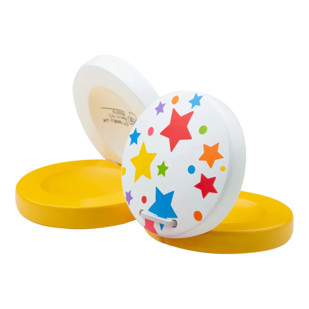 Bigjigs Toys Kastaniety gwiazdki 1 szt. żółta
