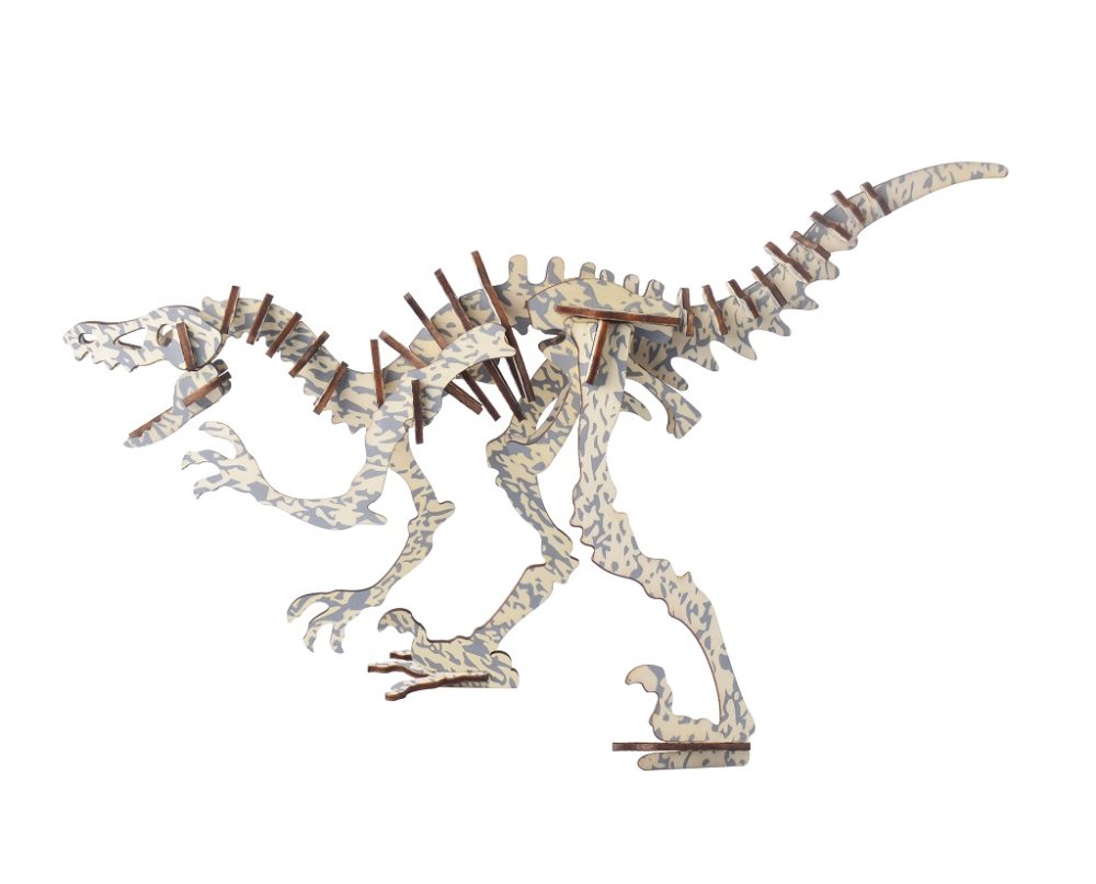 Woodcraft Puzzle 3D in legno Peinonychus