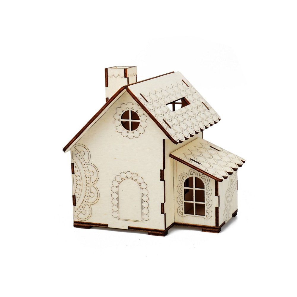 Kúzlo dreva Dřevěná Spardose Chaloupka