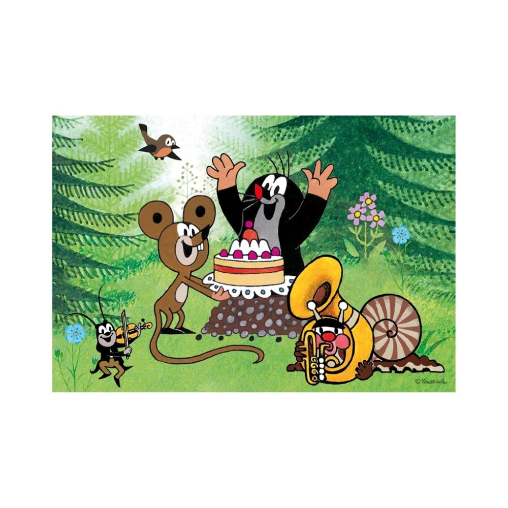 Dino Puzzle Der kleine Maulwurf: Feier 2x48 Teile – Bild 4