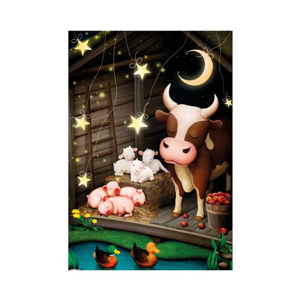 Dino Puzzle triángulo Animales en la granja 24 piezas - Imagen 6