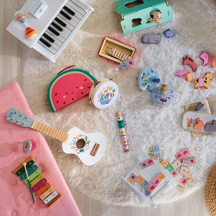 Vilac Guitarra de Madera Animales del Mundo Sarah Betz - Imagen 3