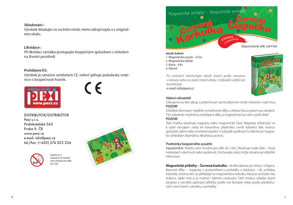 Alexander Storie Magnetiche Cappuccetto Rosso - immagine 6