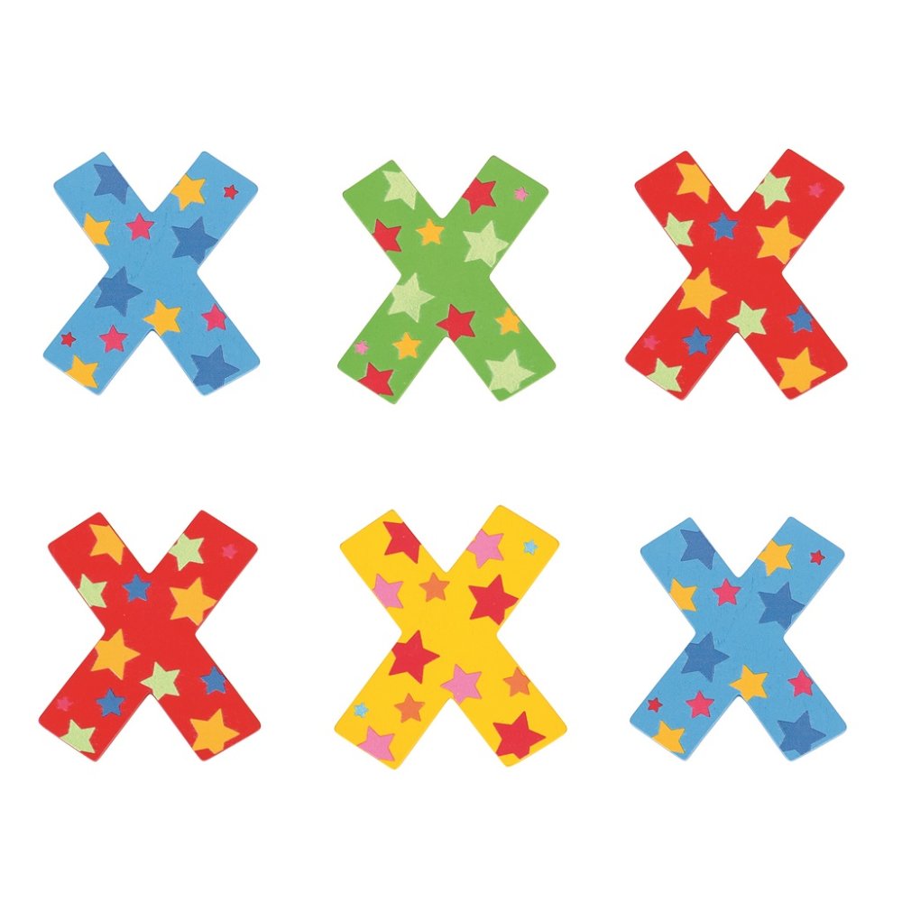 Bigjigs Toys Gwiazdkowa literka X