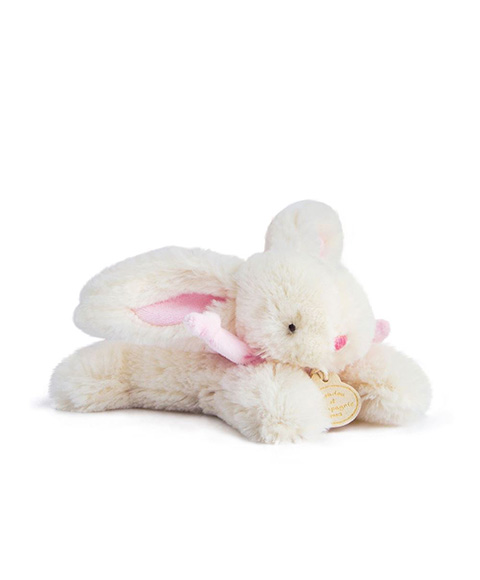 Coffret Cadeau Doudou - Lapin en peluche rose 16 cm – Image 3