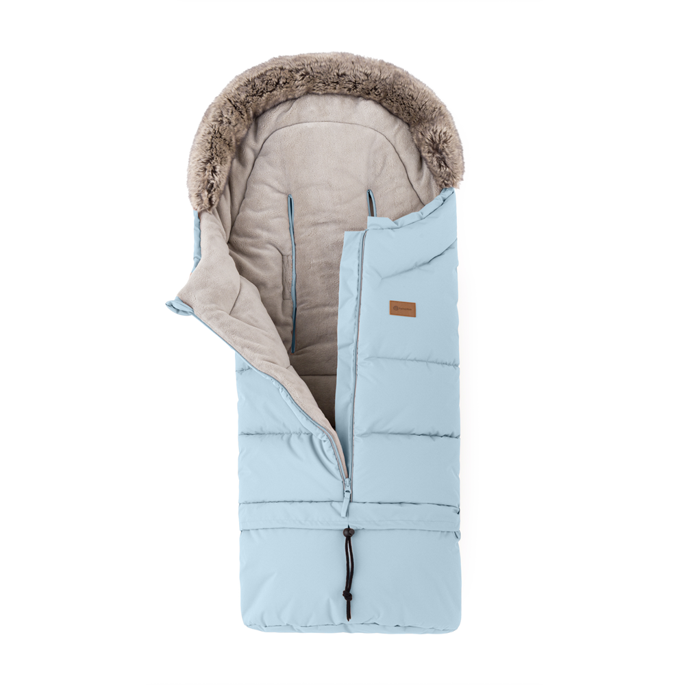 PETITE&MARS Winterfußsack Arctic 4in1 Set + Kinderwagenhandschuhe Furry Sky Whisper – Bild 6