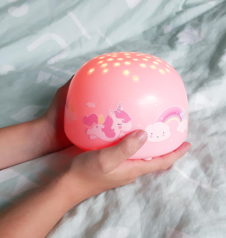 A Little Lovely Company - lampka z projektorem - jednorożce - obrazek 6