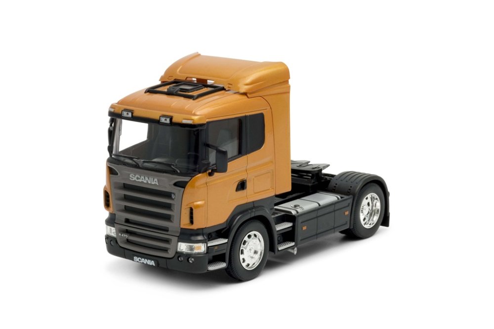 Welly SCANIA R470 TRACTOR 1:32 naranja