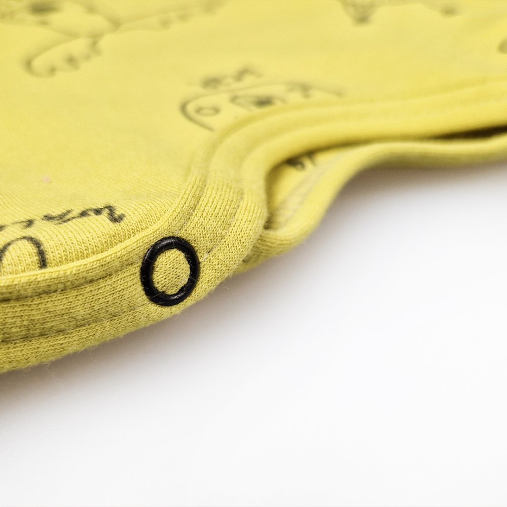 Body col cache-cœur IMPRIMÉ Outlast® - animaux jaune-vert/jaune-vert 86 – Image 3