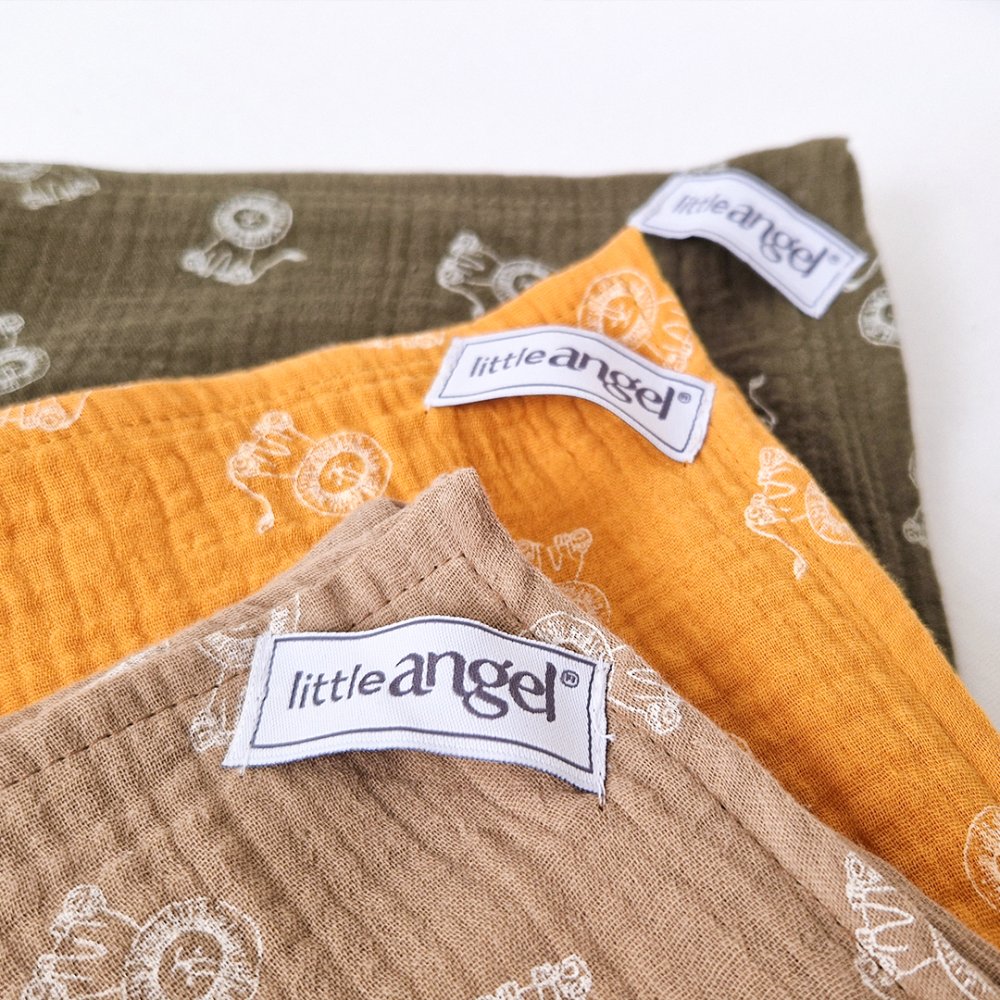 Musselintuch-Decke - Moos – Bild 3