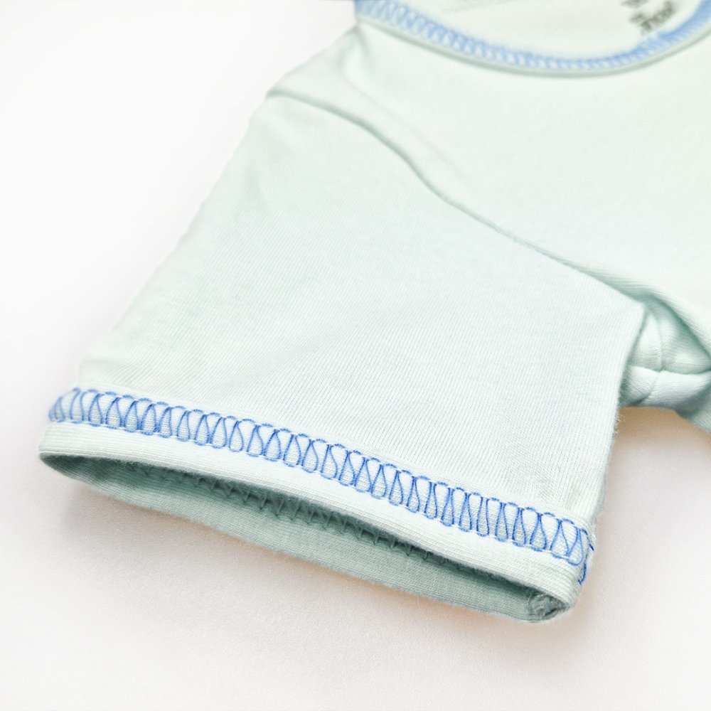 T-shirt fin MC image Outlast® - vert menthe clair-chameau 104 – Image 5