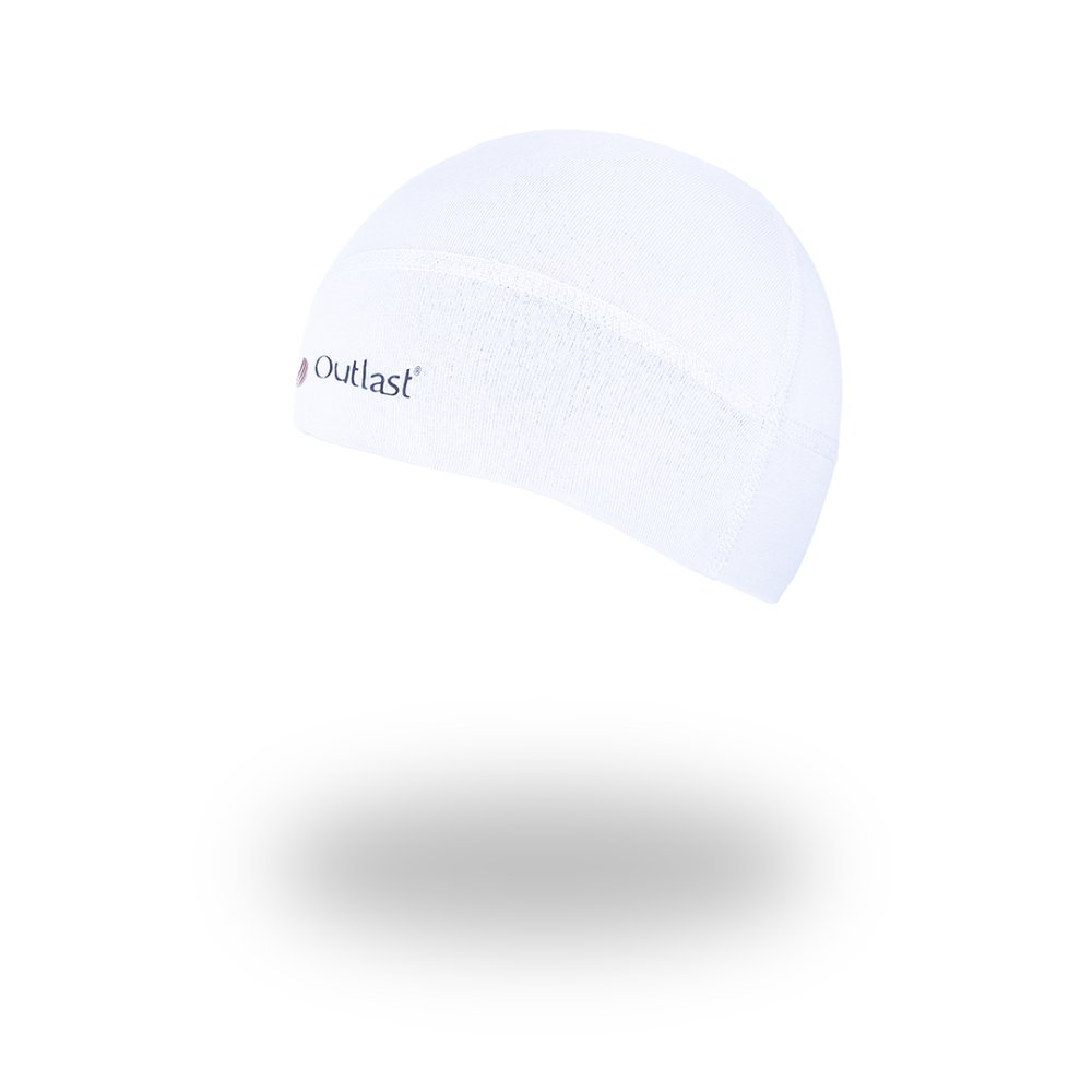 Gorro fino con costura plana Outlast® - blanco 2 | 39-41 cm
