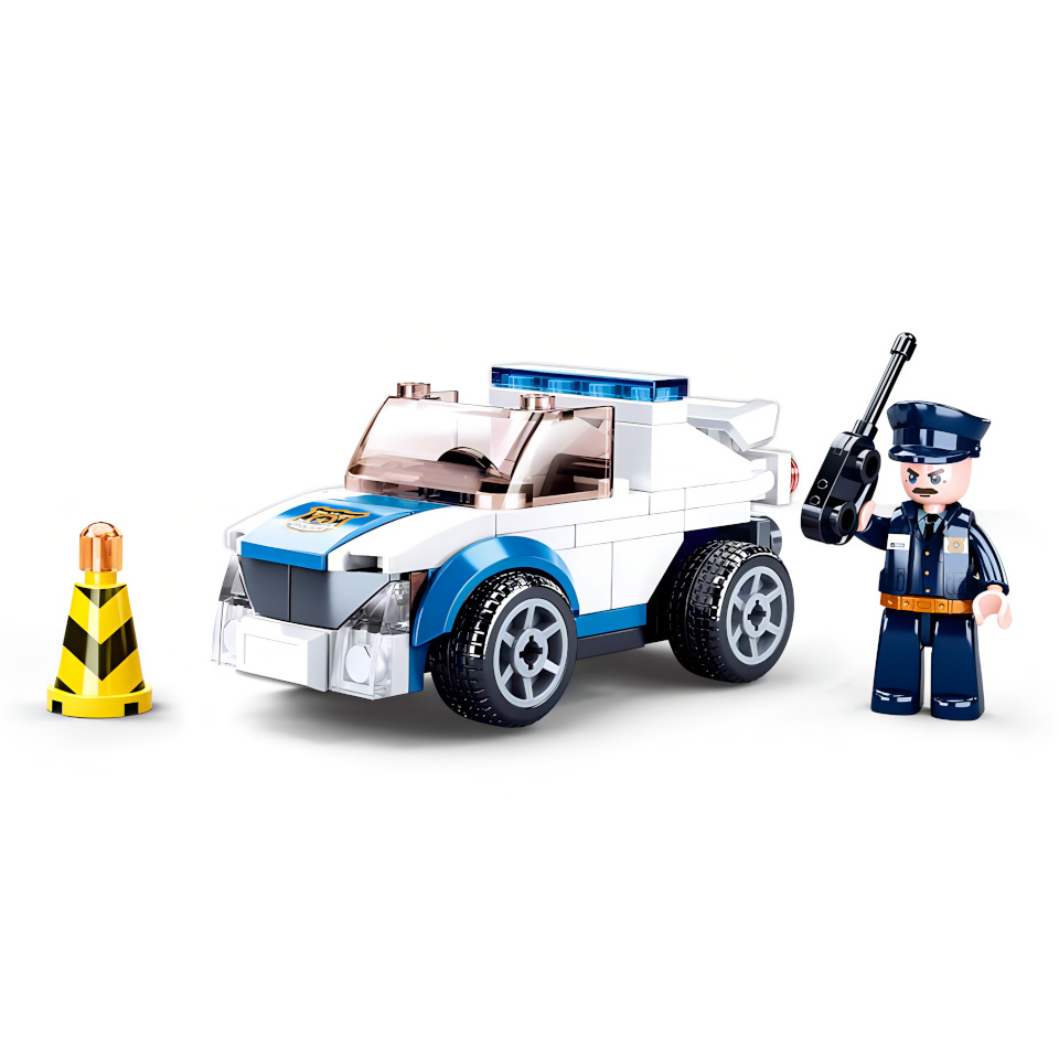 Sluban Policie M38-B0824 Natahovací auto policejní hlídky (obrázek 4)
