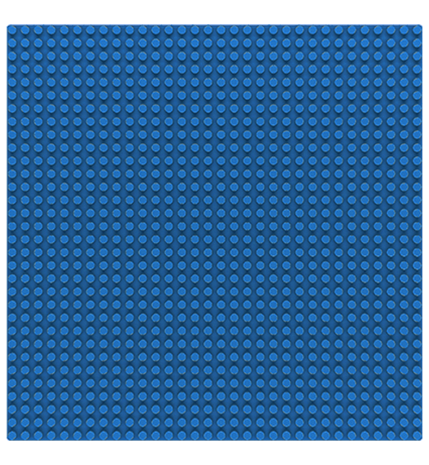 Sluban Bricks Base M38-B0833E Základová deska 32x32 modrá