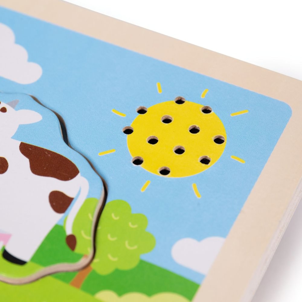 Bigjigs Toys Vkládačka se zvukem Farma (obrázek 4)