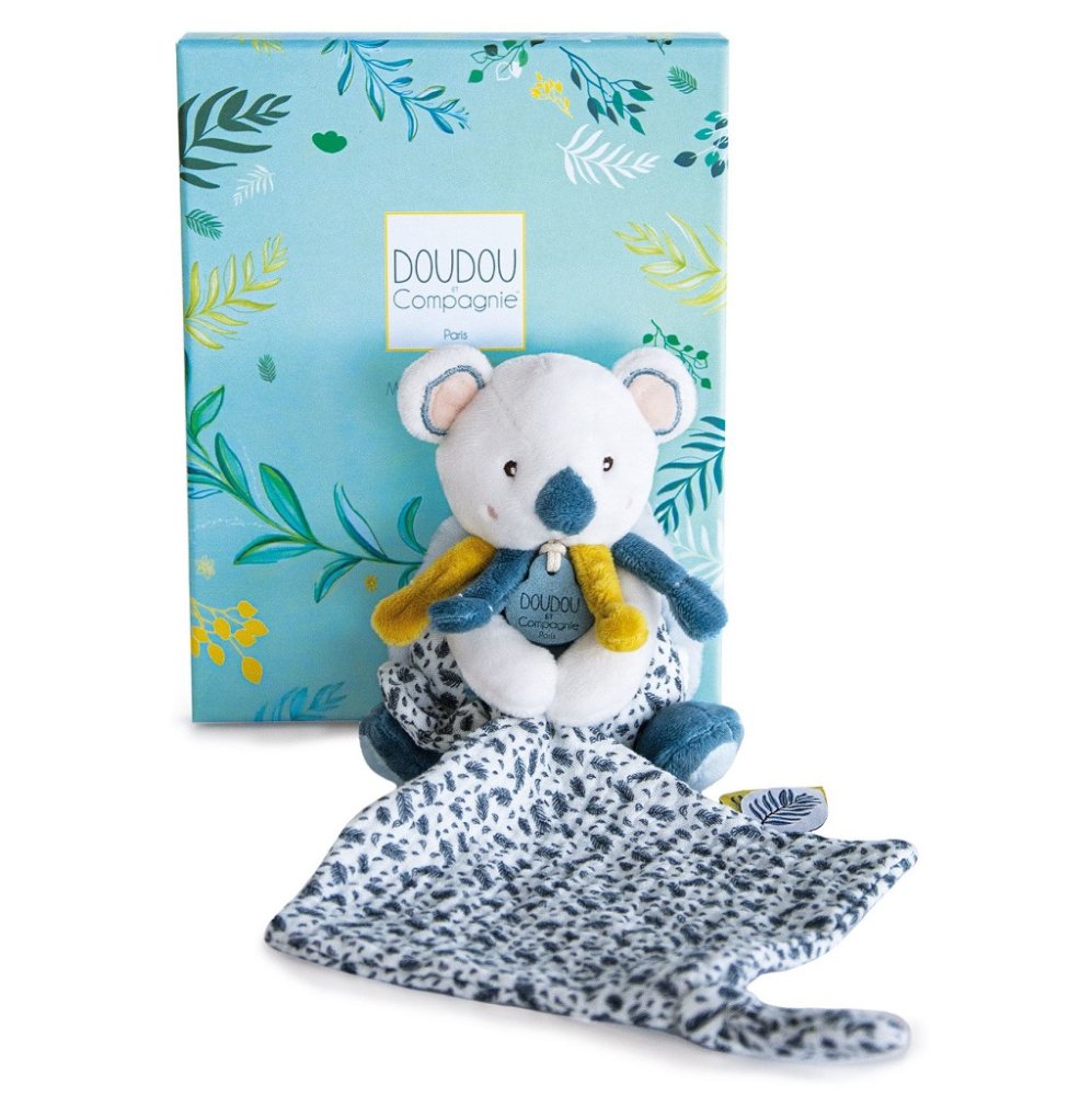 Doudou Dárková sada - plyšová koala Yoca a muchlánek