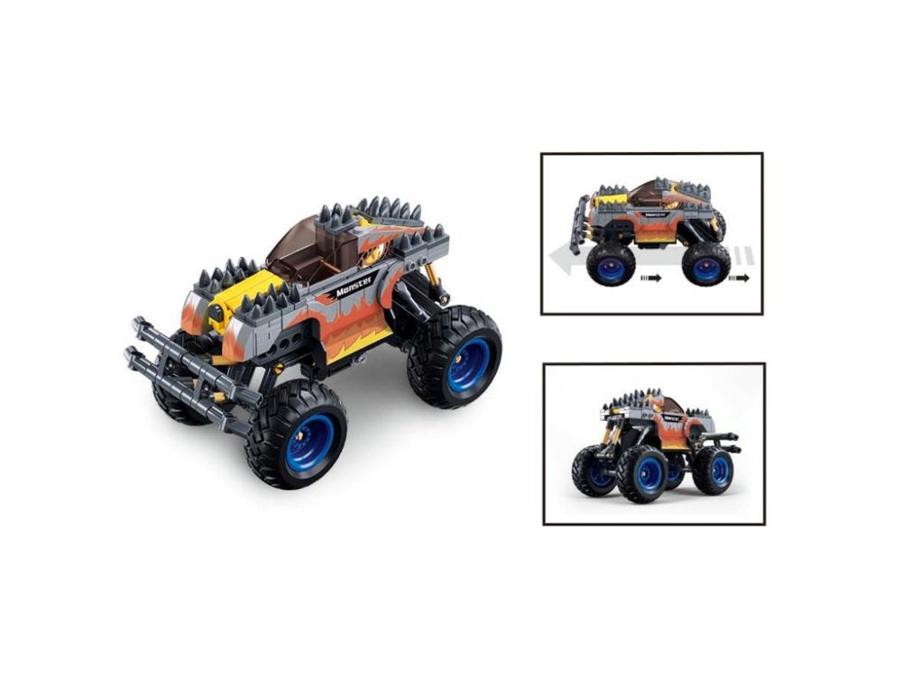 Sluban Power Bricks Natahovací Stříbrný ohnivák Off-road Monster (obrázek 2)