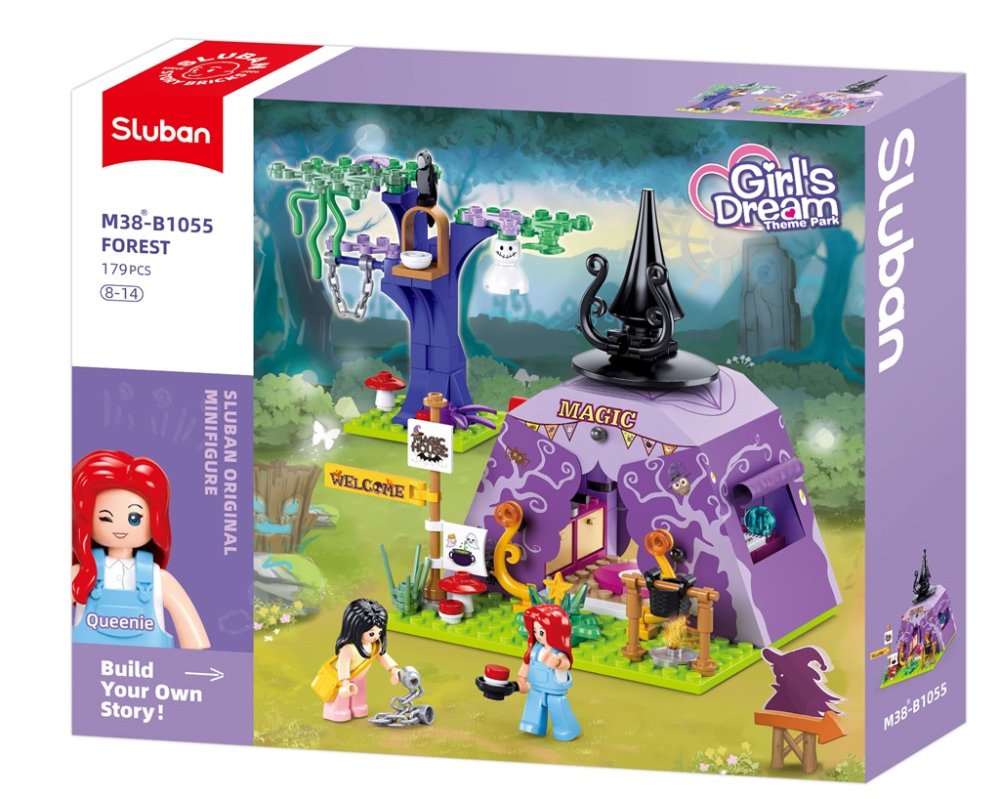 Sluban Girls Dream Čarodějky M38-B1055 Magický stan v kouzelném lese (obrázek 3)