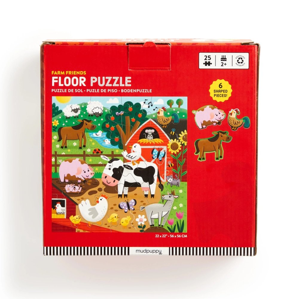 Mudpuppy Podlahové puzzle Kamarádi z farmy 25 dílků (obrázek 5)