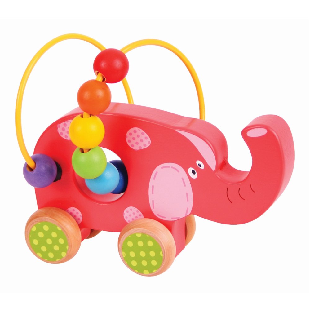 Bigjigs Baby Motorický labyrint slon (obrázek 3)