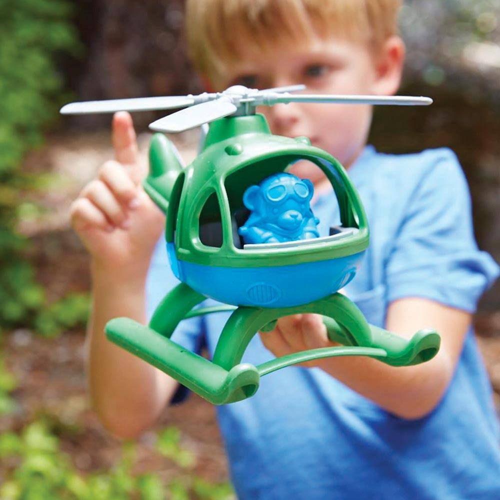 Green Toys Vrtulník modrý (obrázek 3)