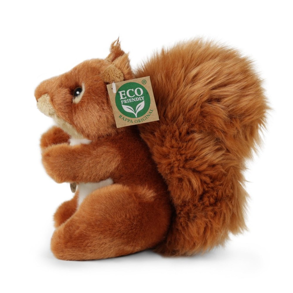 Rappa Plyšová veverka sedící 18 cm ECO-FRIENDLY (obrázek 3)