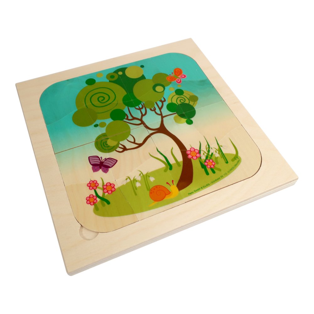 Hess Dřevěné puzzle roční období (obrázek 4)