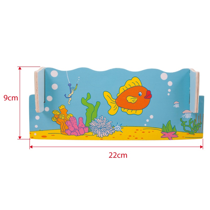 Bigjigs Toys Magnetické chytání rybiček moře (obrázek 10)