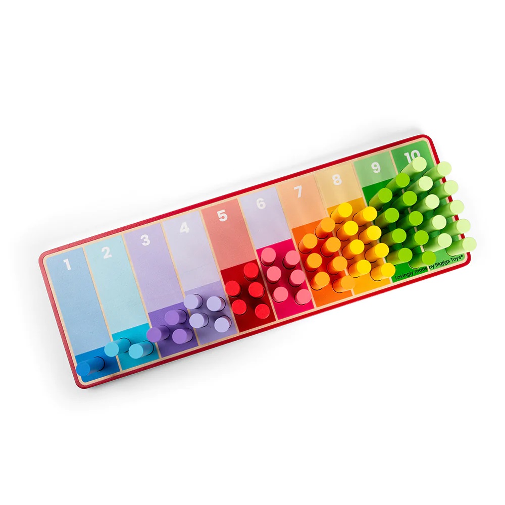 Bigjigs Toys Duhové počítací tyčinky (obrázek 6)