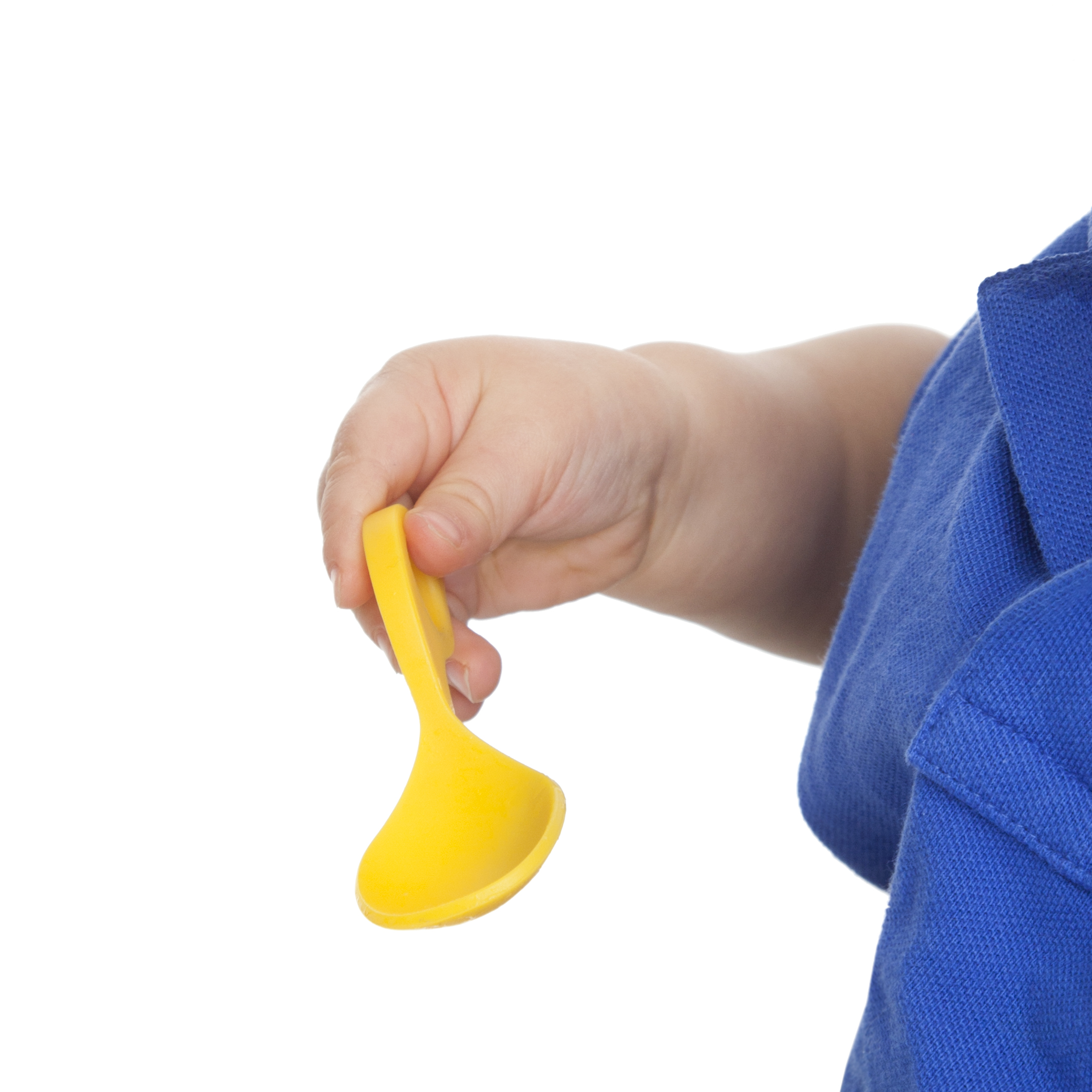 First Children's Spoon I Can Spoon - White And Baby Blue