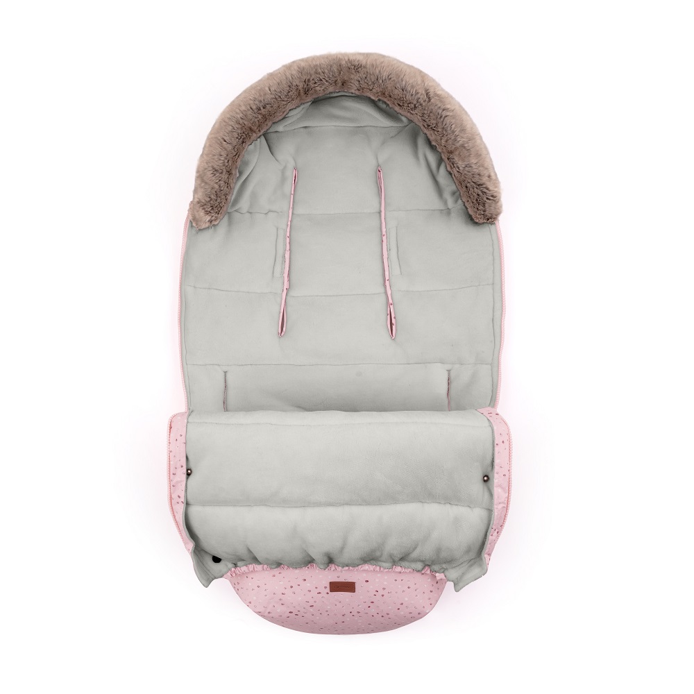 PETITE&MARS Väska 4 I 1 Comfy Glossy Princess + Muff Jasie Dusty Pink