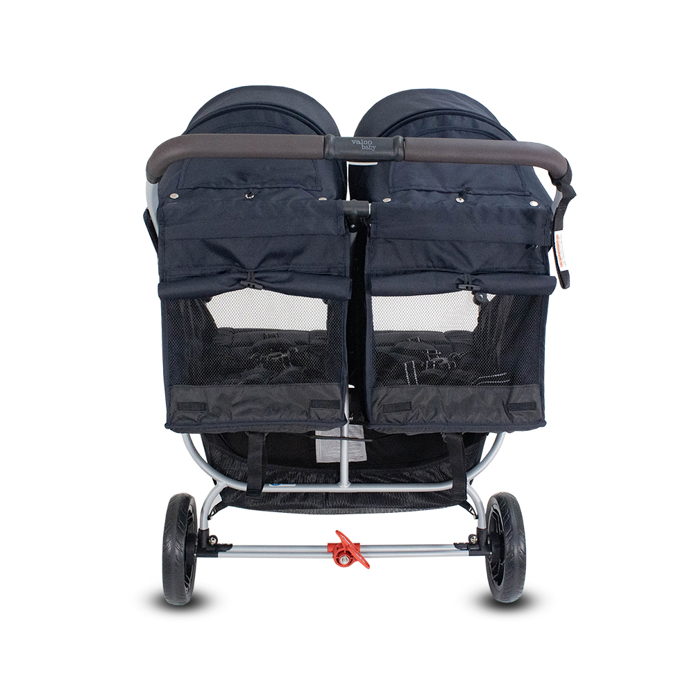 VALCO BABY Tvillingvagn Snap Duo Elite Navy + PETITE&MARS Väska Jibot GRATIS