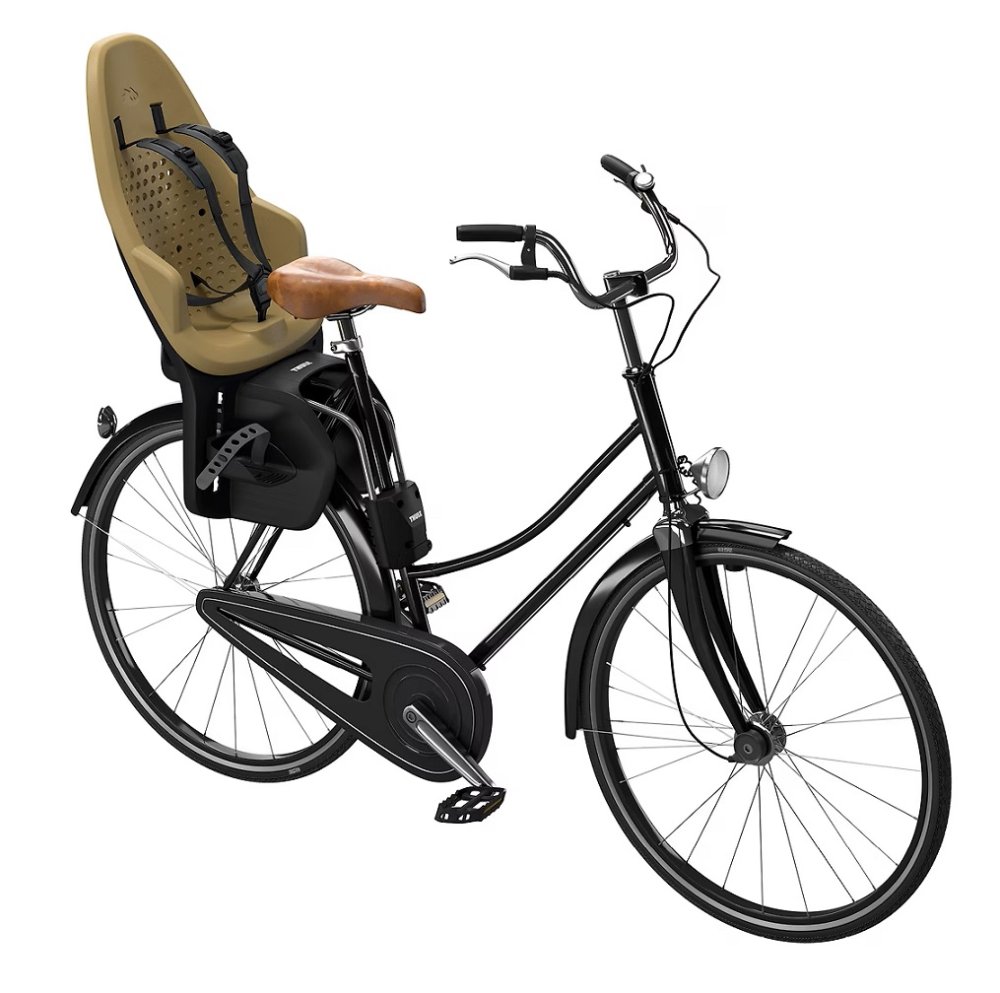 THULE Fahrradsitz Yepp 2 Maxi – Rahmenmontage – Fennel Tan