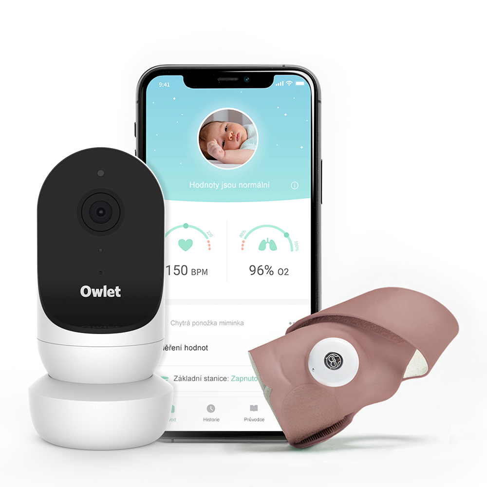 OWLET Owlet Smart Sock 3 I Owlet Cam Dusty Rose