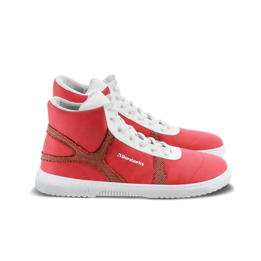 Barefoot Tenisice Barebarics Hifly - Red & White 43 Red