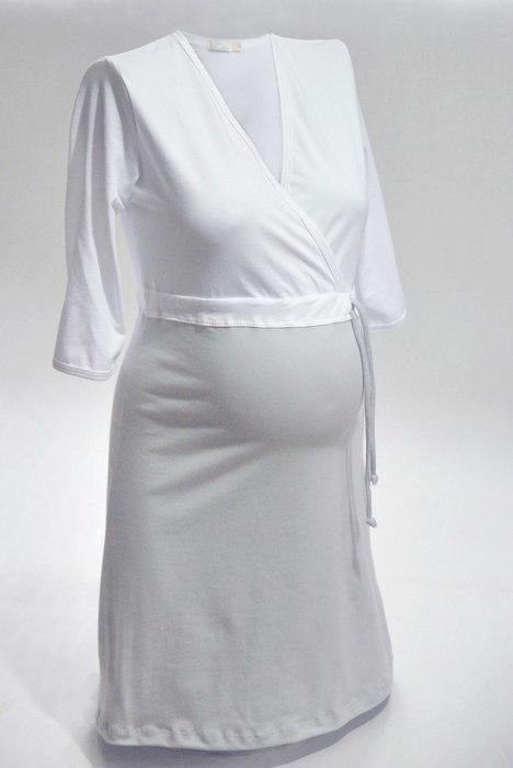 NIKA Camicia da notte INTIMA 038 argento-bianco L