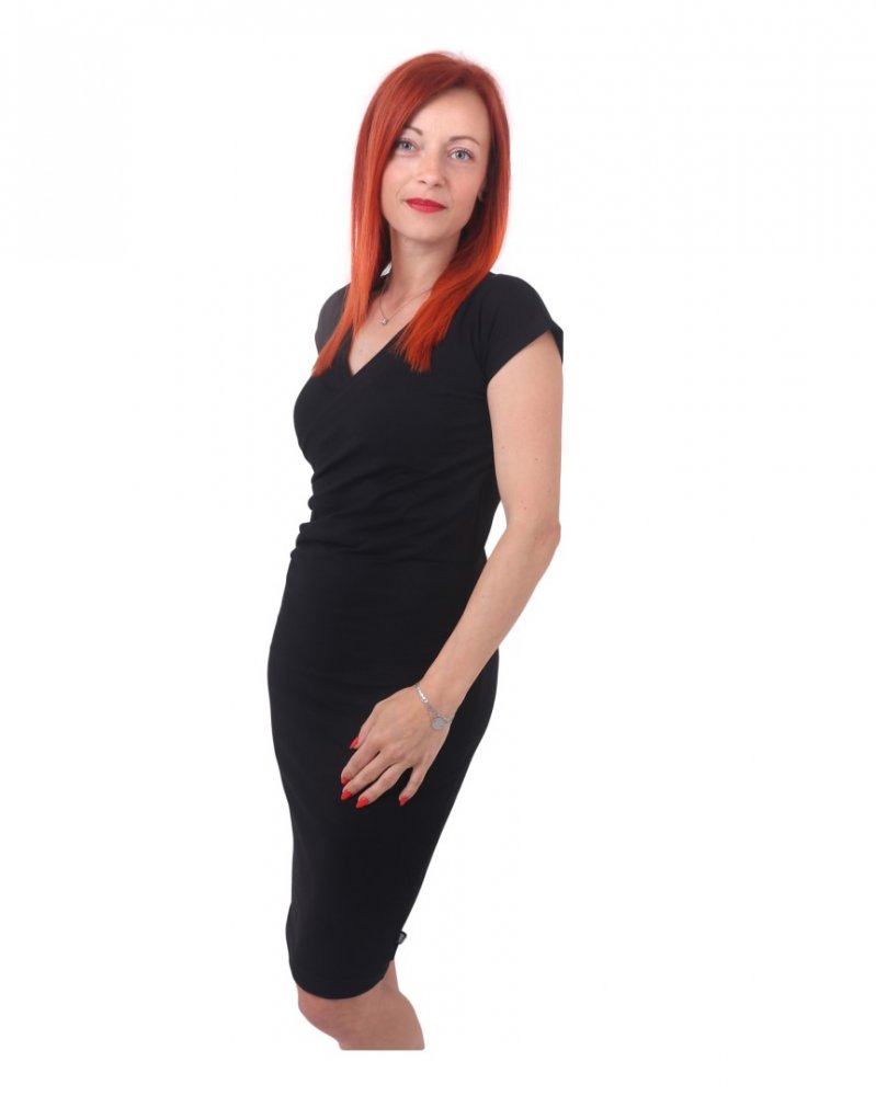 Abito da donna (anche per l'allattamento) Amalie, senza maniche, nero L/XL