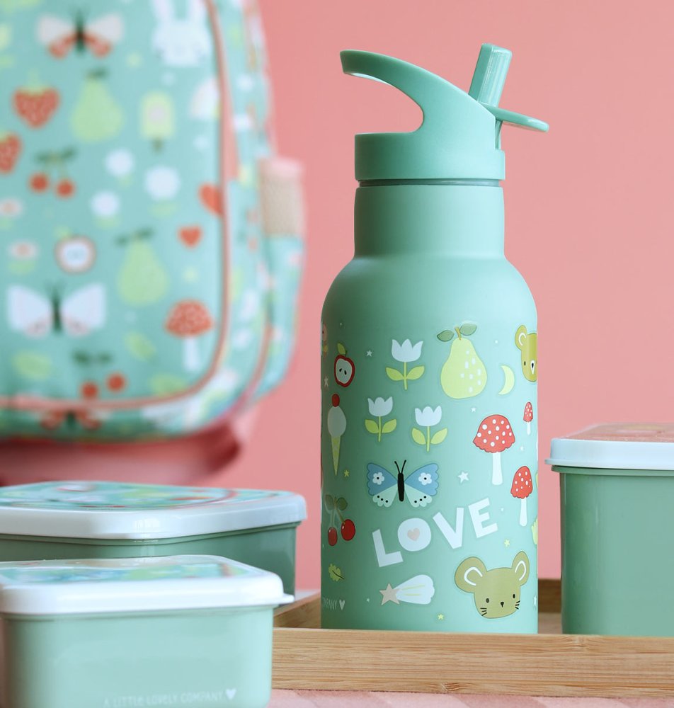 A Little Lovely Company - Borraccia in acciaio inox, 350 ml - Gioia - immagine 5