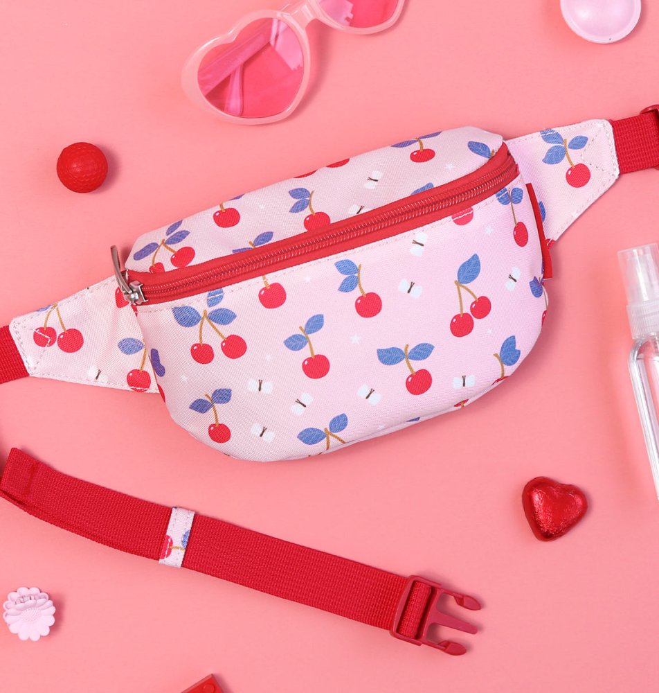 A Little Lovely Company - Marsupio per bambini - Ciliegie - immagine 5